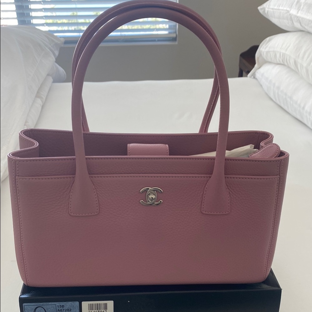 Chanel Pink Tote Bag with Structured Design